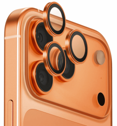 Защитное стекло камеры Wiwu Lens Guard Sapphire для iPhone 17 Pro/17 Pro Max оранжевое