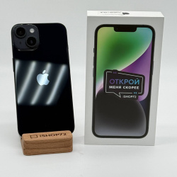 Смартфон Apple iPhone 14 128Гб &quot;темная ночь&quot; б/у