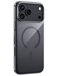 Чехол пластиковый Keephone X-Crystal с MagSafe для iPhone 17 Pro затемненный