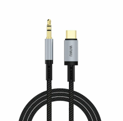 Кабель Wiwu Legend Audio Type-C to 3.5 (1,5м) черный