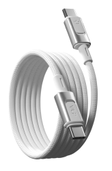 Кабель VLP Force Line Magnet Type-C to Type-C 100W (1,5м) белый
