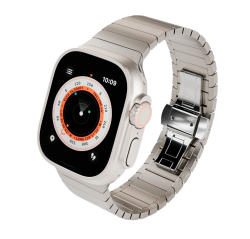 Ремешок титановый VLP для Apple Watch 42/44/45/49 мм серый