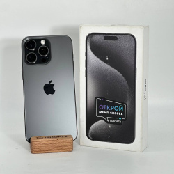 Смартфон Apple iPhone 15 Pro Max 256Гб &quot;черный титан&quot; (Dual Sim) б/у