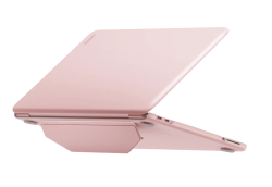 Чехол кожаный Uniq Lyden Versa для MacBook Neo 13 (2026) А18 Pro розовый