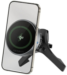 Автомобильный держатель с БЗУ Wiwu Qi2.0 Mago 15W CH-323 черный