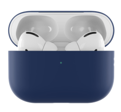 Чехол силиконовый для Apple AirPods Pro 3 темно-синий