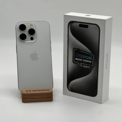 Смартфон Apple iPhone 15 Pro 256Гб &quot;белый титан&quot; б/у