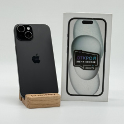 Смартфон Apple iPhone 15 256Гб черный б/у