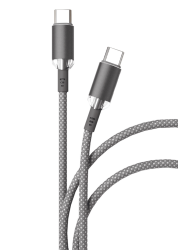 Кабель VLP Diamond Cable Type-C to Type-C 60W (1.2м) серый