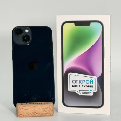 Смартфон Apple iPhone 14 256Гб "темная ночь" б/у