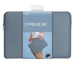 Папка неопреновая водостойкая Uniq Cyprus Laptop Sleeve для ноутбуков 13"/14" голубая
