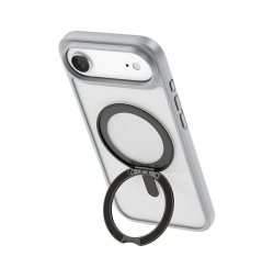 Чехол пластиковый Wiwu Armor Ultra с MagSafe для iPhone Air с подставкой матовый серый