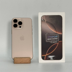 Смартфон Apple iPhone 16 Pro Max 256 Гб "песчаный титан" б/у