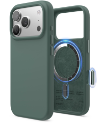 Чехол Elago с MagSafe силиконовый для iPhone 17 Pro пыльно-зеленый