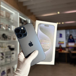 Смартфон Apple iPhone 15 Pro Max 1Тб "синий титан" (DualSim) б/у