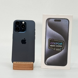 Смартфон Apple iPhone 15 Pro 256Гб "синий титан" б/у