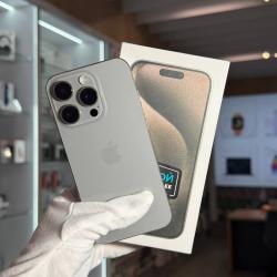 Смартфон Apple iPhone 15 Pro 256Гб "натуральный титан" (Dual Sim) б/у