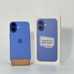Смартфон Apple iPhone 16 256Гб ультрамарин б/у