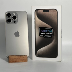 Смартфон Apple iPhone 15 Pro Max 256 Гб "натуральный титан" б/у