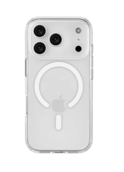 Чехол пластиковый с MagSafe для iPhone 17 Pro прозрачный