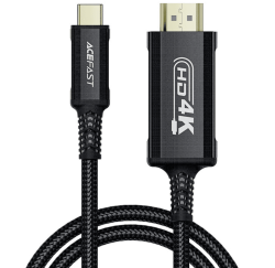 Кабель Acefast C1-10 1,8м Type-C to 4K HDTV черный