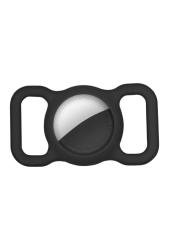 Чехол для AirTag на ошейник черный