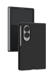 Чехол кожаный VLP Nera Case c MagSafe для Samsung Galaxy Z Fold 8 черный