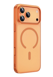 Чехол пластиковый Keephone Skin Grip с MagSafe для iPhone 17 Pro Max матовый оранжевый