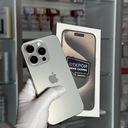 Смартфон Apple iPhone 15 Pro 256Гб "натуральный титан" б/у