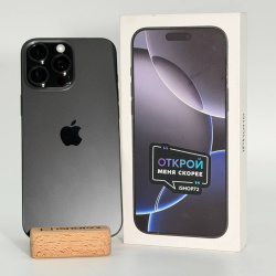 Смартфон Apple iPhone 16 Pro Max 256Гб "черный титан" б/у