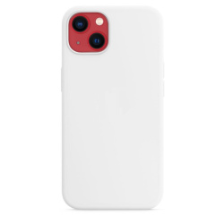 Чехол силиконовый Silicone Case 360 для iPhone 13 белый