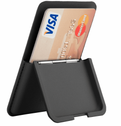 Чехол-бумажник с подставкой Wiwu Mag Wallet Magsafe черный