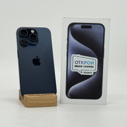 Смартфон Apple iPhone 15 Pro 256Гб &quot;синий титан&quot; б/у