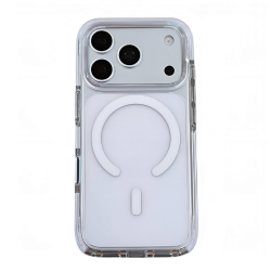 Чехол силиконовый Uniq Combat MagSafe для iPhone 18 Pro прозрачный