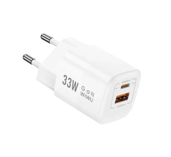 СЗУ Wiwu Nano 33W Type-C + USB белое
