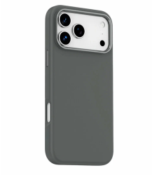 Чехол силиконовый Keephone Rosana с MagSafe для iPhone 17 Pro серый