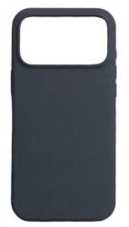 Чехол силиконовый Silicone Case для iPhone 17 Pro Max темно-серый