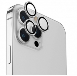 Защитное стекло камеры Keephone Capital для iPhone 16 Pro/16 Pro Max белый титан