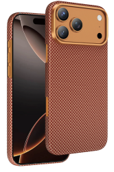 Чехол Keephone Kevlar Norra с MagSafe для iPhone 17 Pro Max коричневый