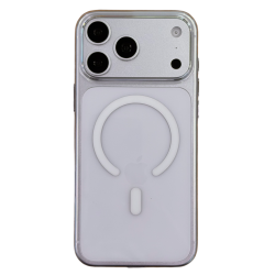 Чехол пластиковый Keephone X-Crystal с MagSafe для iPhone 18 Pro Max белый
