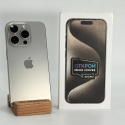 Смартфон Apple iPhone 15 Pro 256Гб "натуральный титан" б/у