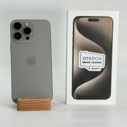 Смартфон Apple iPhone 15 Pro Max 256Гб &quot;натуральный титан&quot; б/у