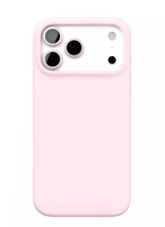 Чехол силиконовый VLP Mist c MagSafe для iPhone 17 Pro розовый