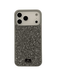 Чехол Swarovski для iPhone 17 Pro серебристый