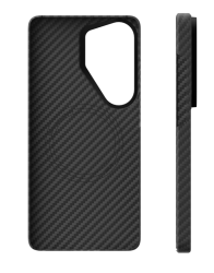 Чехол кевларовый VLP Kevlar с MagSafe для Samsung Galaxy S26 Ultra черный