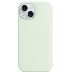 Чехол силиконовый Silicone Case 360 для iPhone 15 мятный