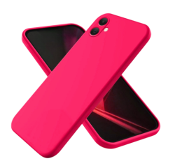 Чехол силиконовый для Galaxy A07 ярко-розовый