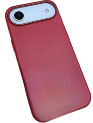 Чехол кожаный LeatherCase MagSafe для iPhone Air красный