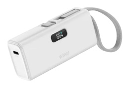 Внешний аккумулятор Wiwu Espresso Mini Power Bank (Wi-P044) 5000 mAh белый