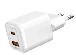 СЗУ Vyvylabs GaN 20W Type-C + USB белое